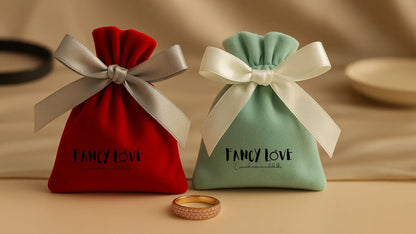 Bolsa Premium de Terciopelo Fancy Love