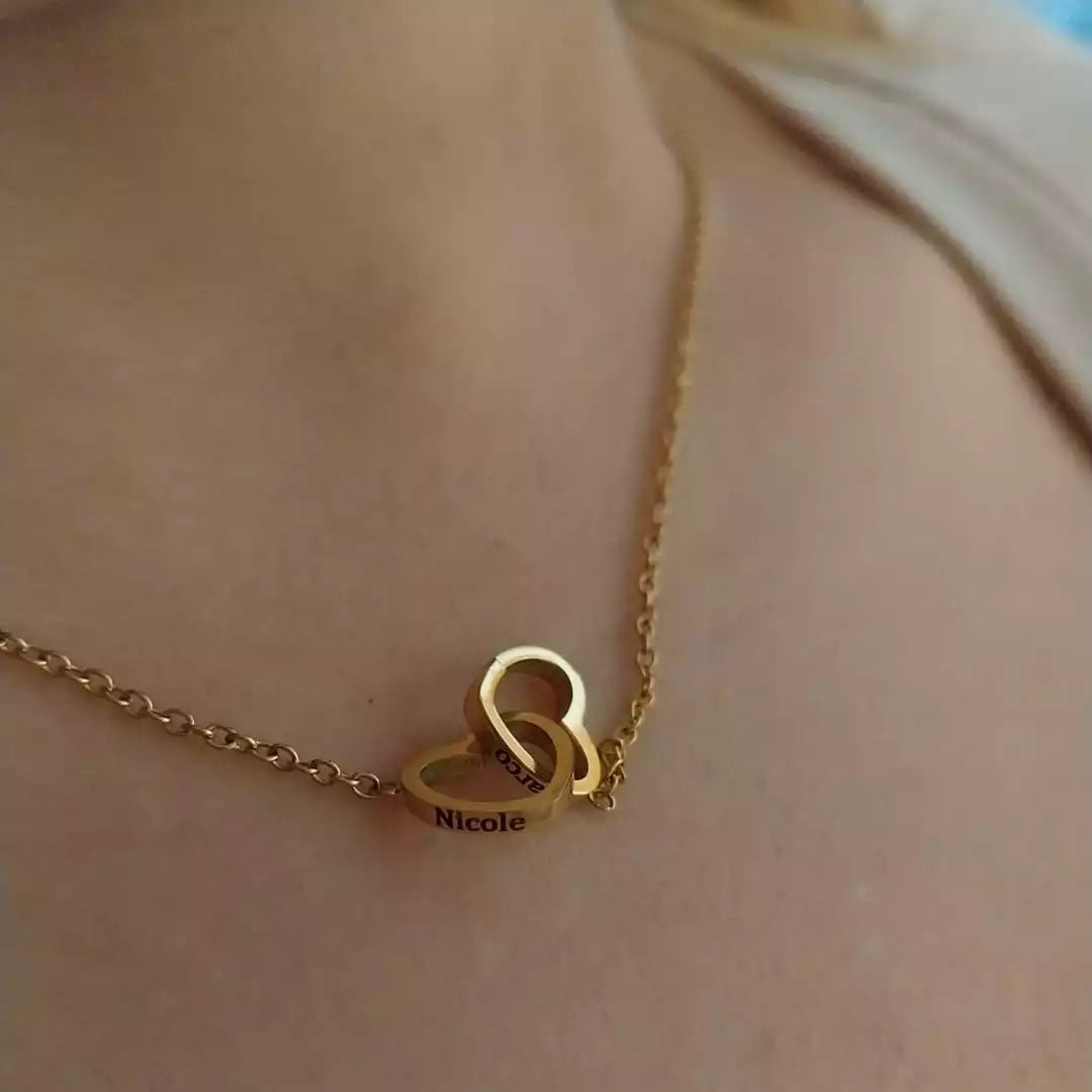 Collar personalizado Corazones Unidos