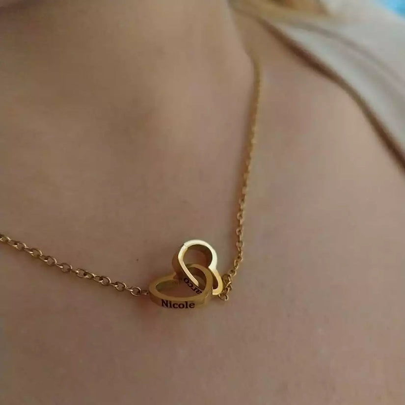 Collar personalizado Corazones Unidos