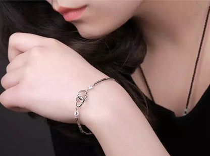 Pulsera Personalizada con Corazones Unidos