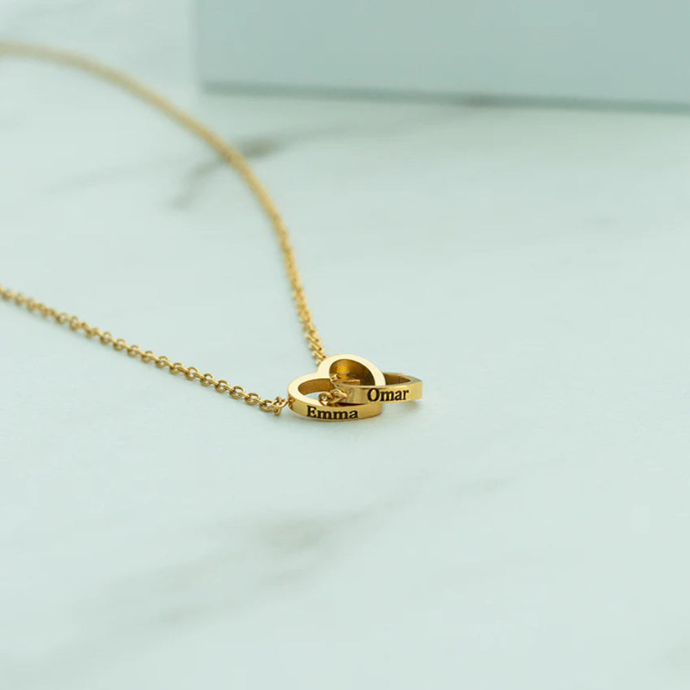 Collar personalizado Corazones Unidos