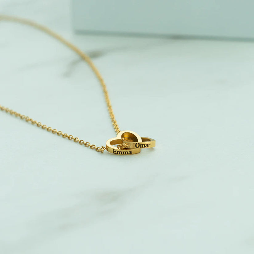 Collar personalizado Corazones Unidos